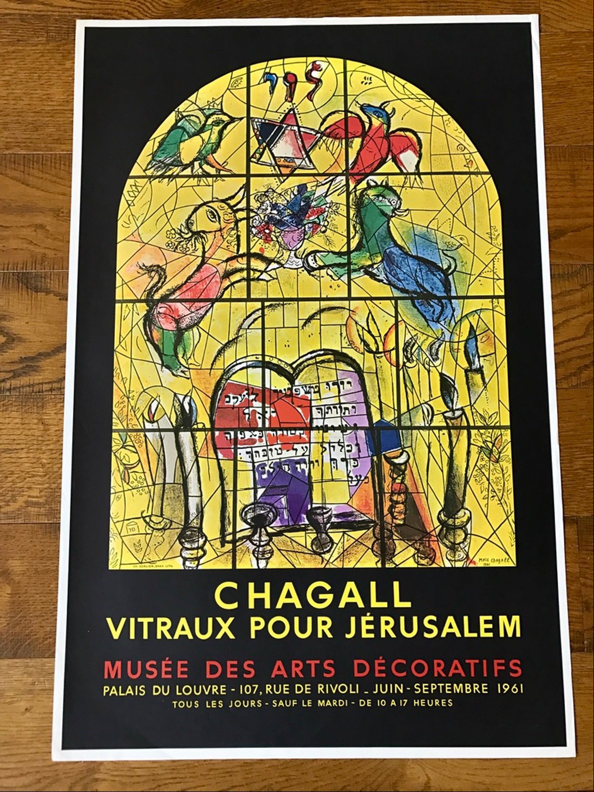 Vitraux pour Jérusalem Marc Chagall