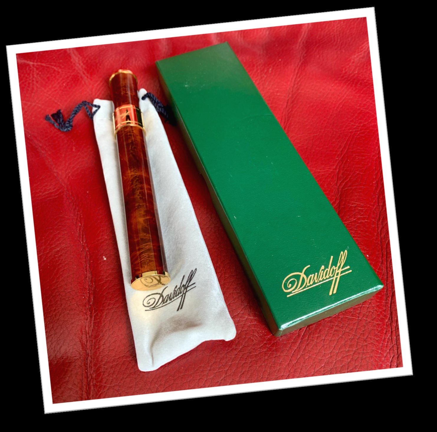 DAVIDOFF N.I 1990 TUBE À CIGARE BOIS LAQUÉ