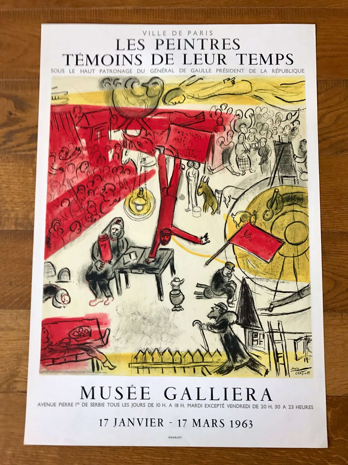 Marc Chagall Révolution Russe - Les peintres témoiuns de leur temps - Musée Galliera
