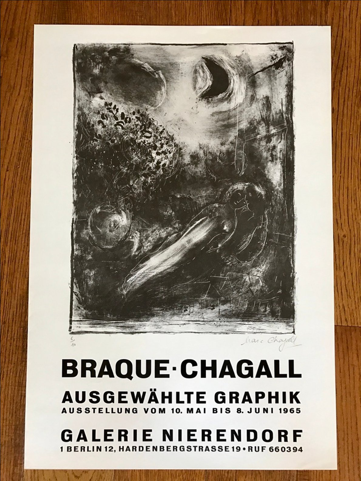 Braque - Chagall Ausgewahlte Graphik - Galerie Nierendorf (œuvre gravé NB)