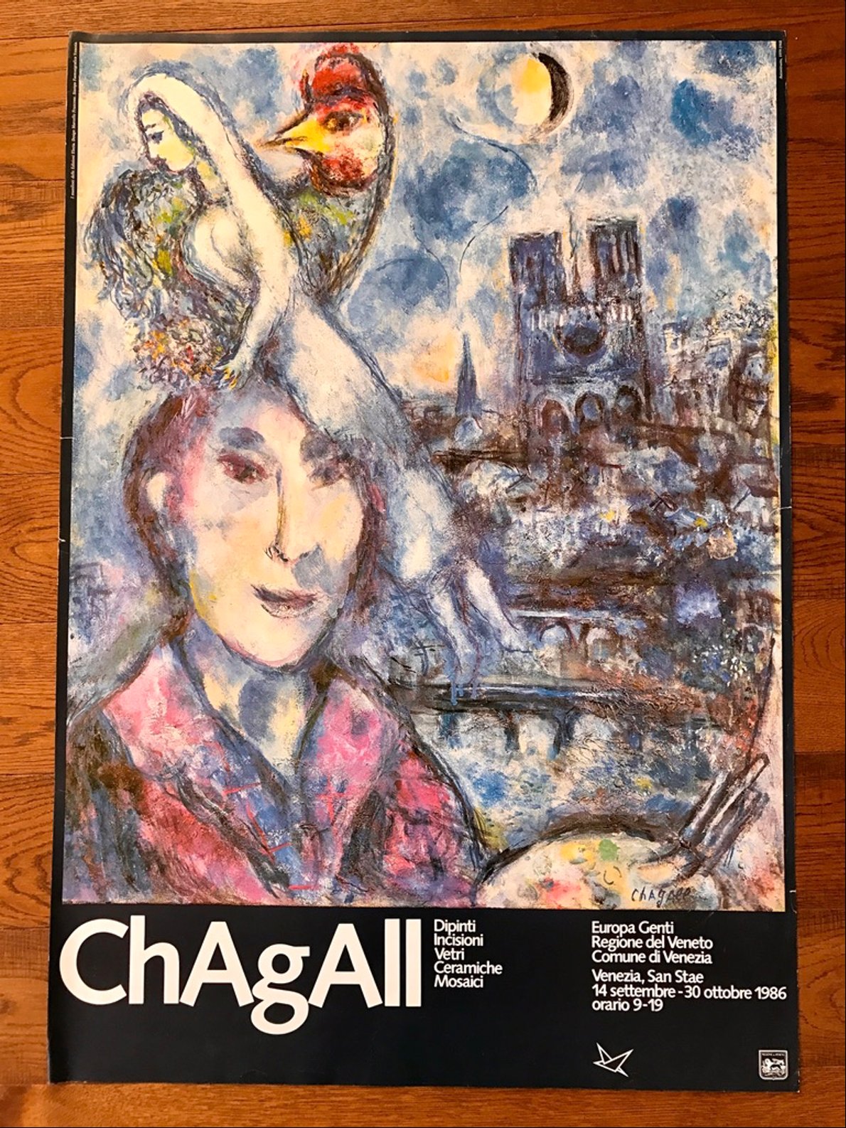 Chagall - les amoureux notre dame - Venezia