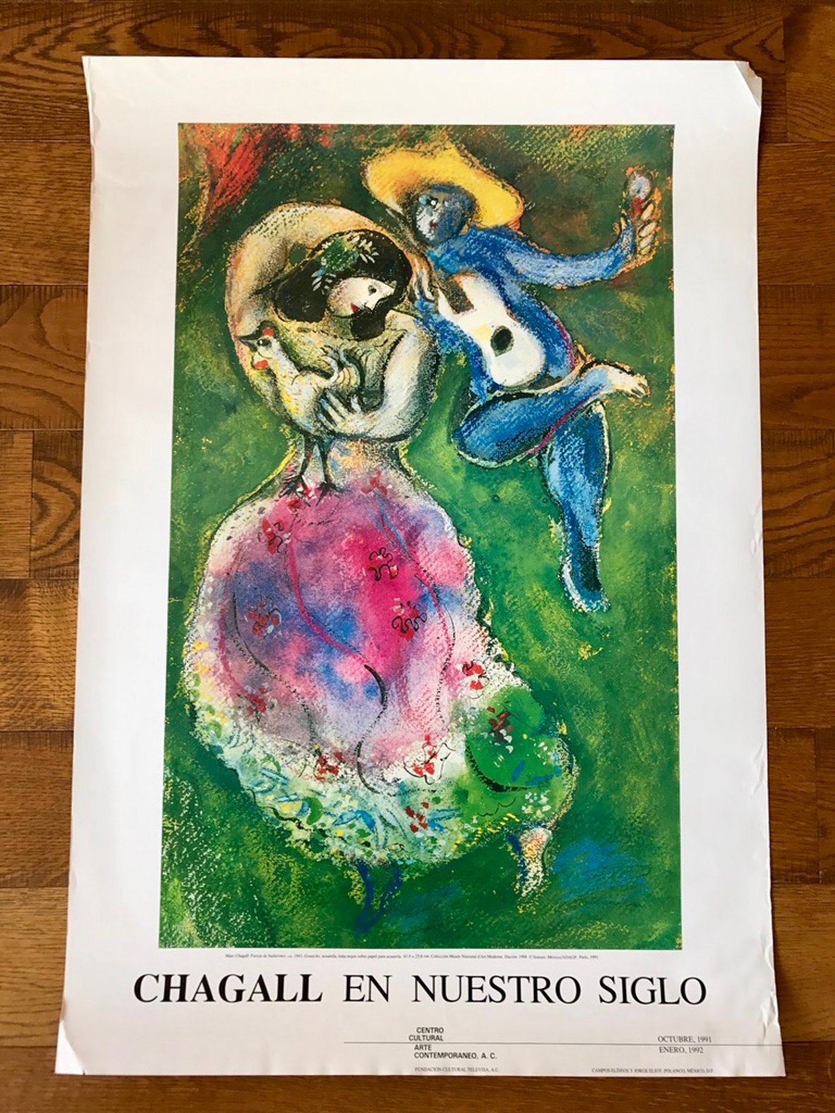 Le couple de danseurs mexicains - Chagall en nuestro siglo