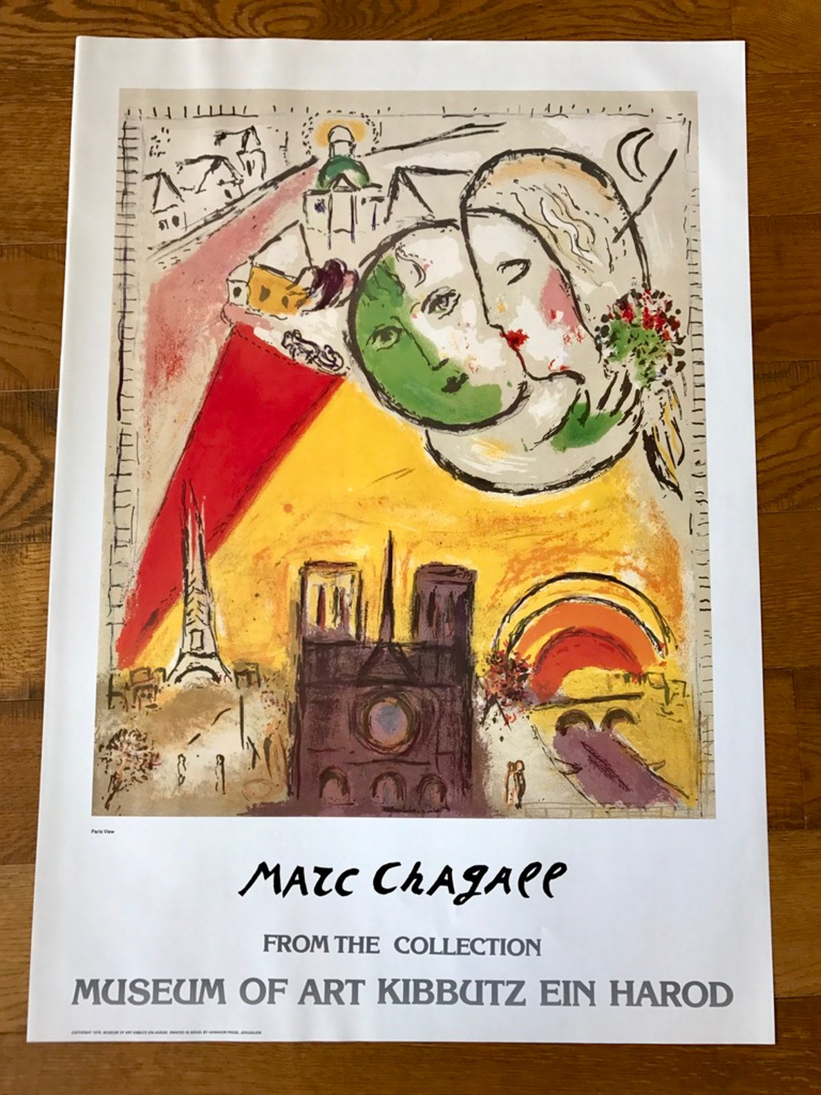 Marc Chagall Le dimanche - Kibbutz Ein Harod