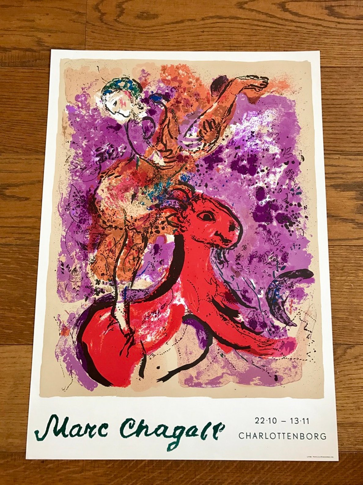 Marc Chagall Charlottenborg - l'acrobate au cheval rouge