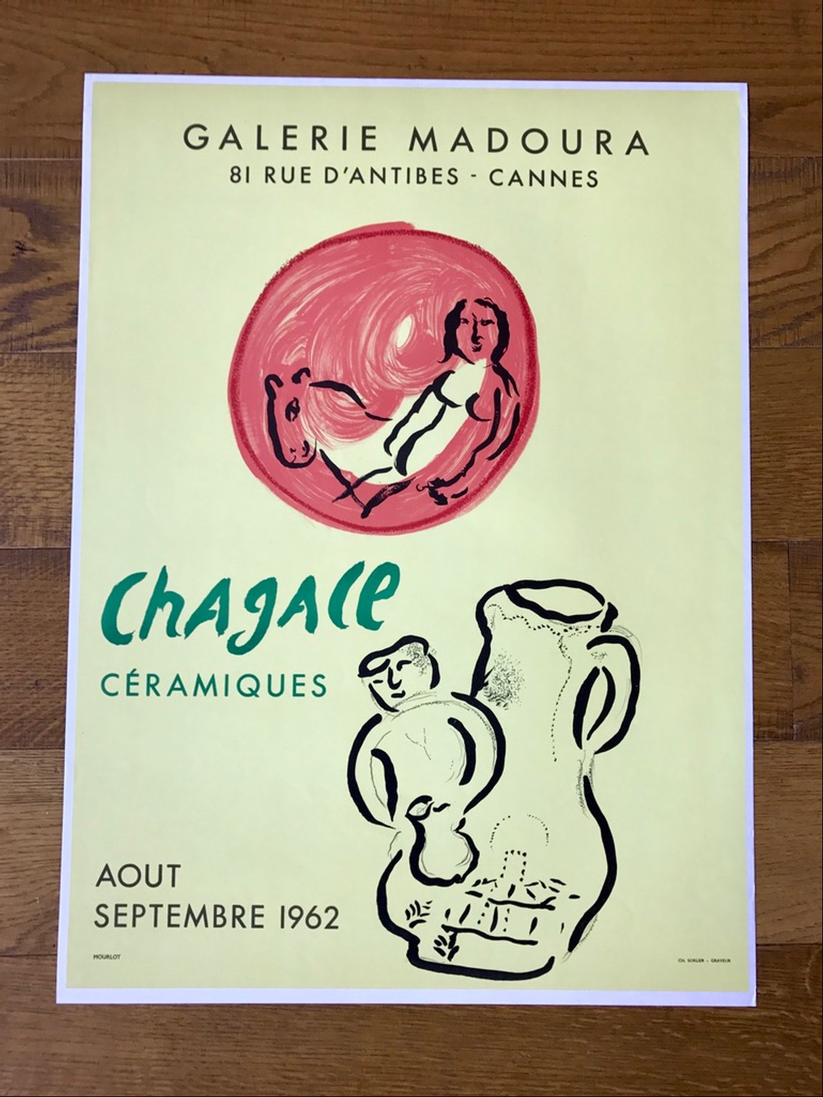 Marc Chagall Céramiques Galerie Madoura - Cannes