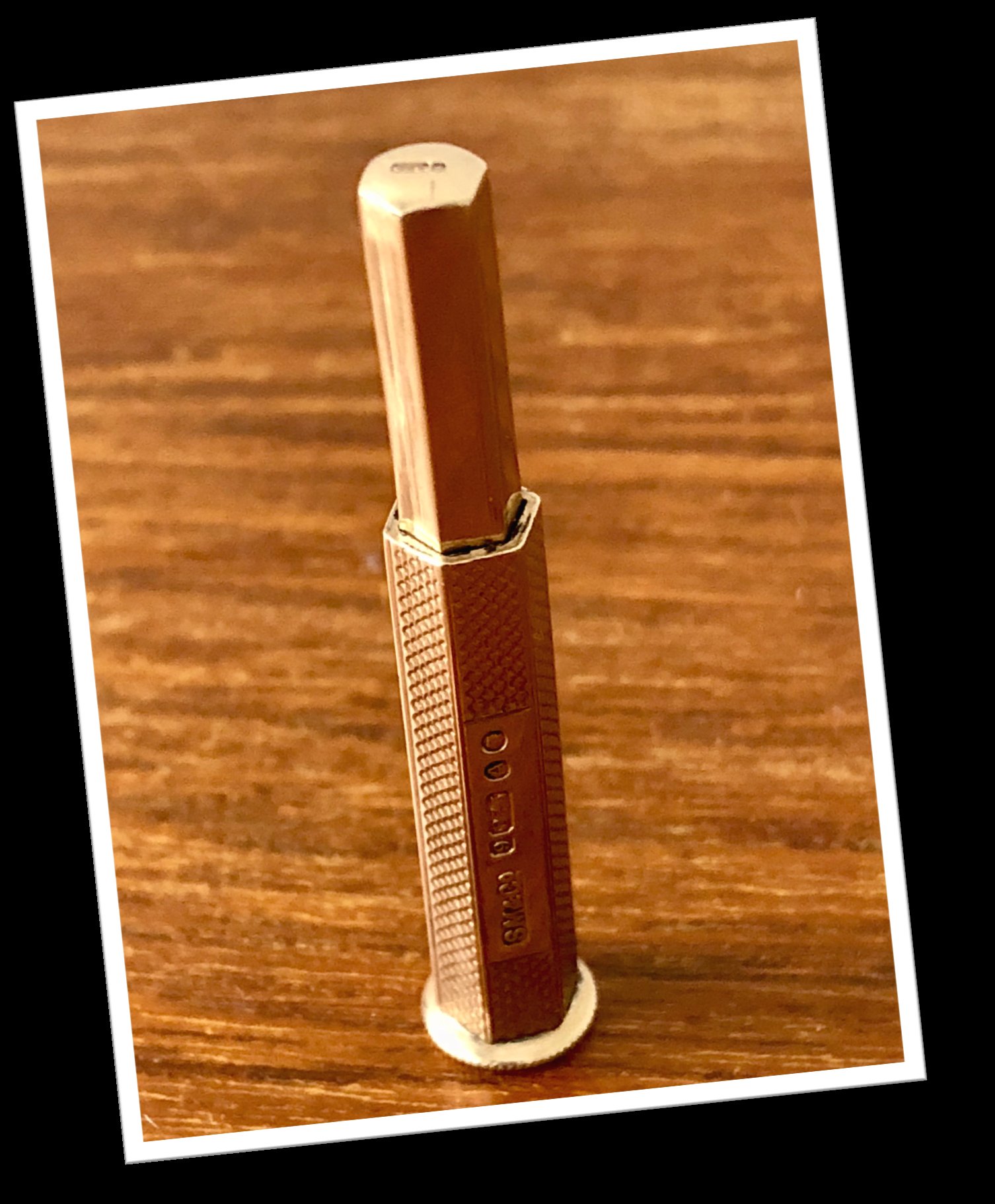 SAMPSON MORDAN 1936 PERCE-CIGARE TROMPE FACETTÉ LINÉAIRE PIQ.