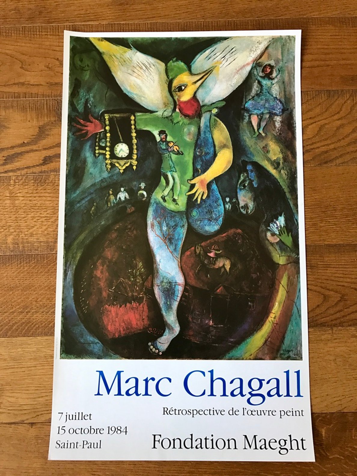 Rétrospective de l'œuvre peint Marc Chagall - Fondation Maeght (coque jongleur)