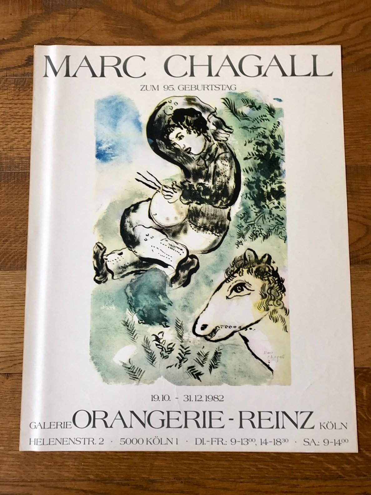 Marc Chagall Galerie Orangerie Reinz - Koln