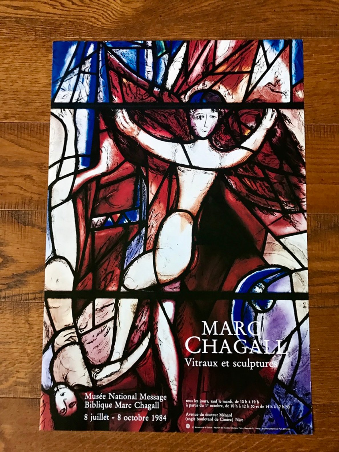 Marc Chagall vitraux et sculptures - Musée national du message biblique (le songe de Jacob)