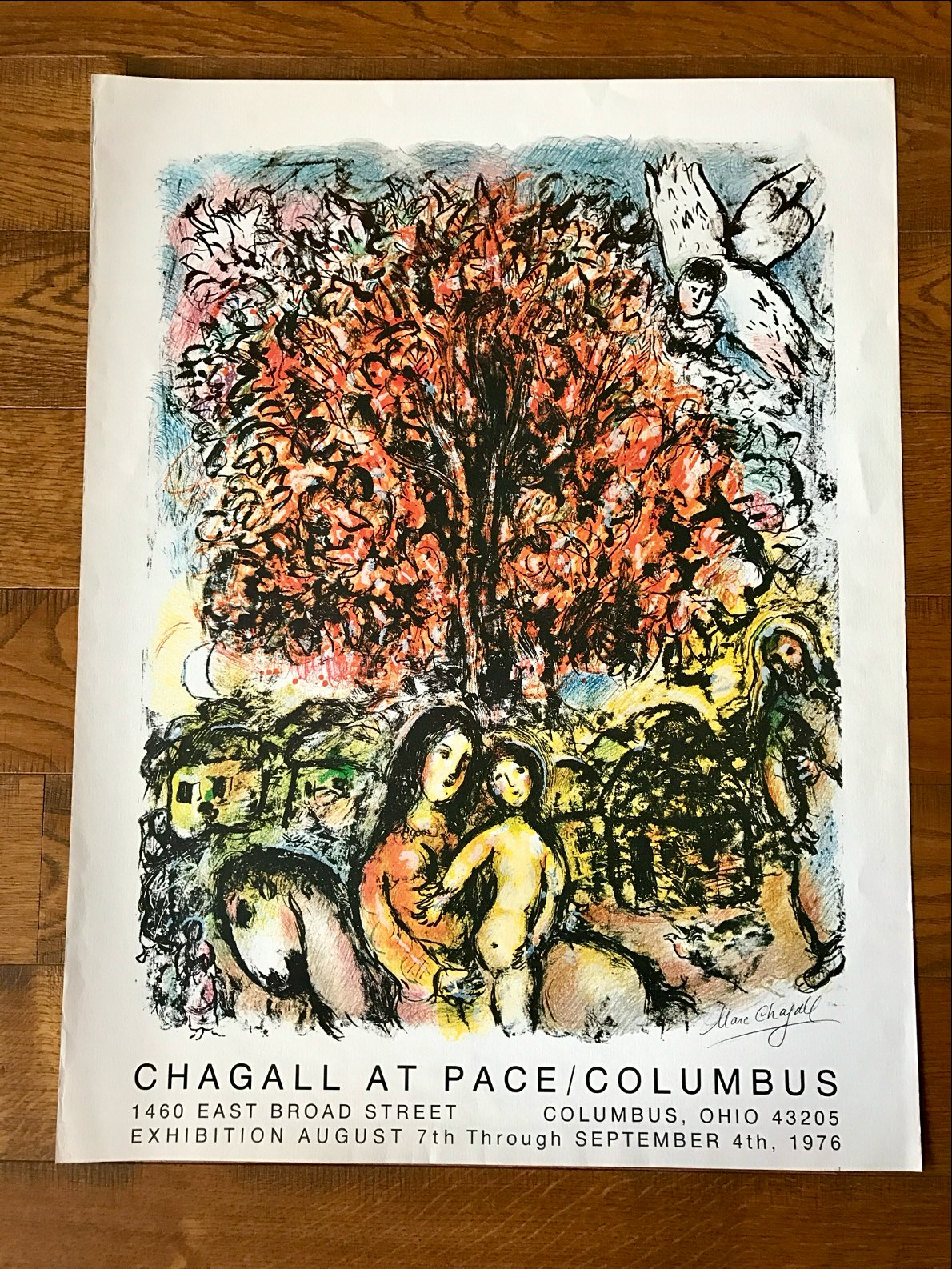 Marc Chagall at Pace Columbus La sainte famille
