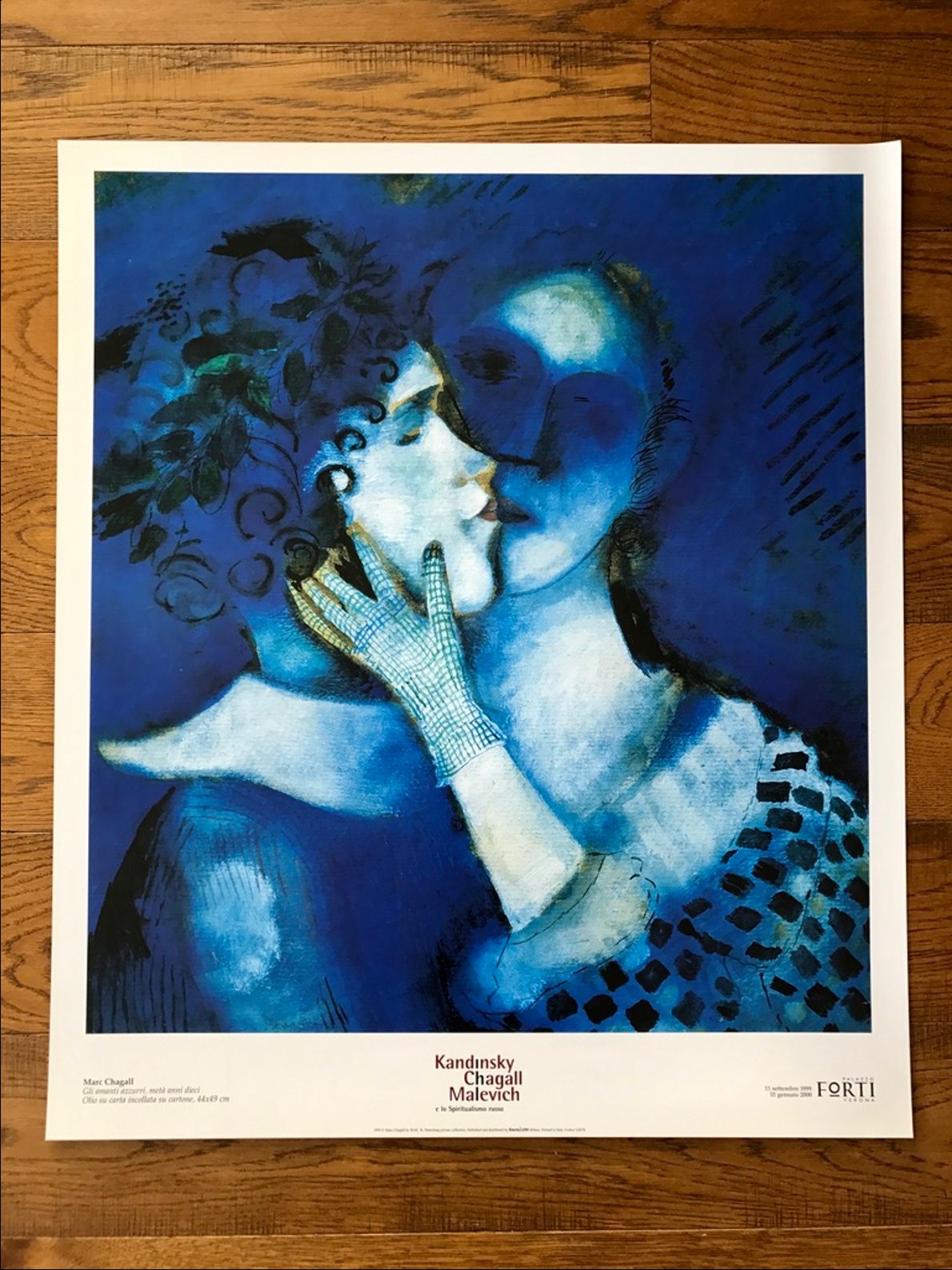 Les amants bleus Marc Chagall - Kandinsky Chagall Malevich