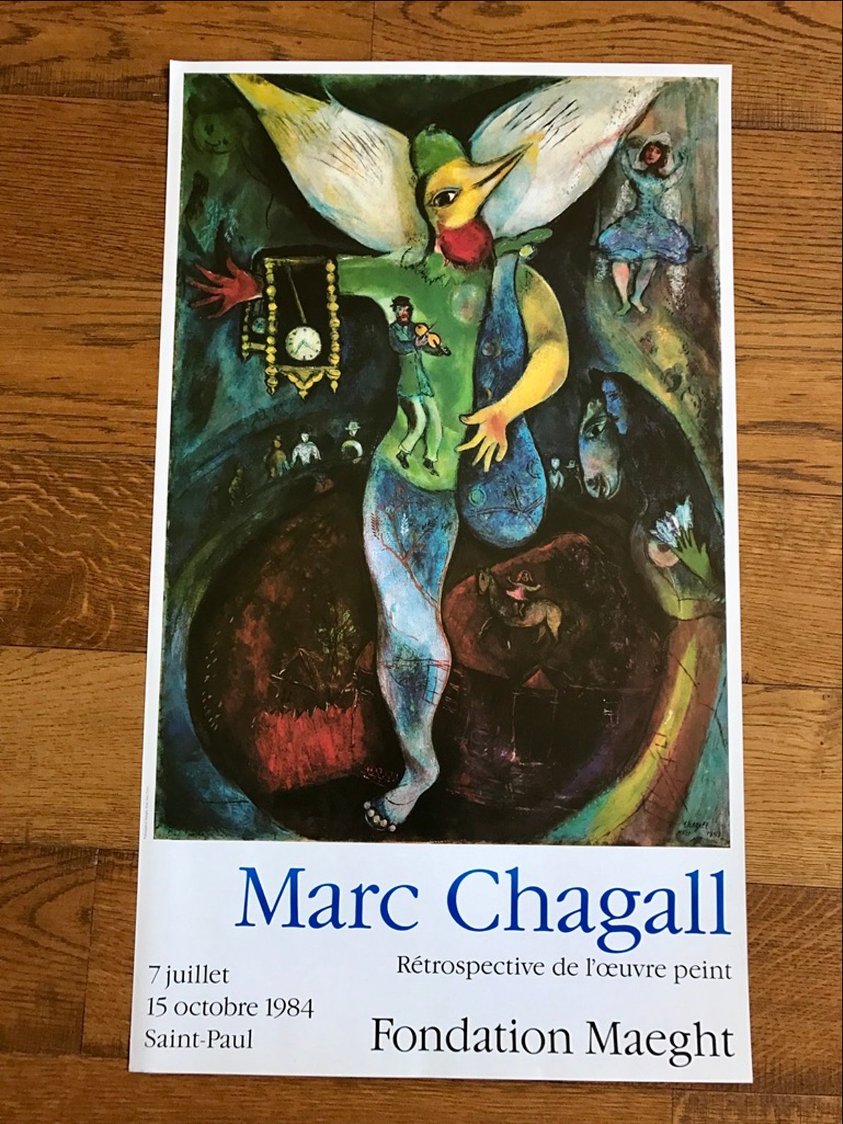 Rétrospective de l'œuvre peint Marc Chagall - Fondation Maeght (coque jongleur)