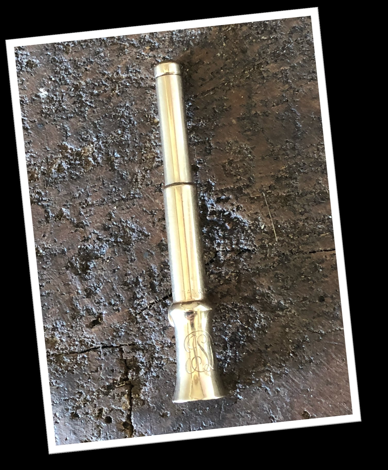 SAMPSON MORDAN 1921 PERCE-CIGARE TROMPE MONOGRAMME PIQ.