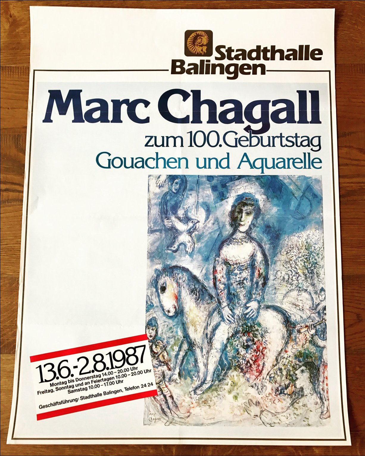 Marc Chagall Gouachen und Aquarelle - Stadthalle Balingen
