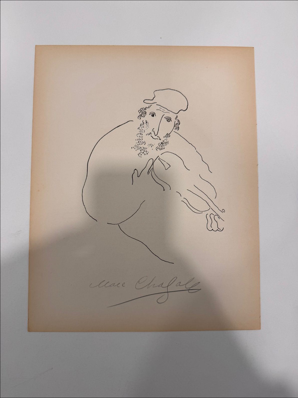 Le rabbin violoniste Marc Chagall
