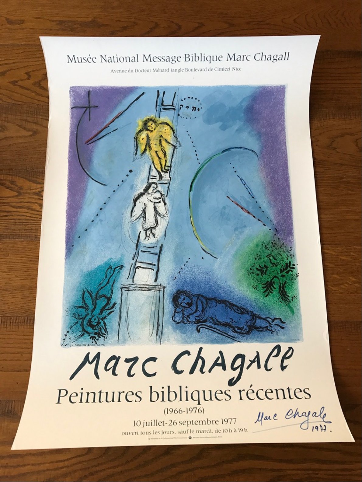 Marc Chagall Le songe l'échelle de Jacob