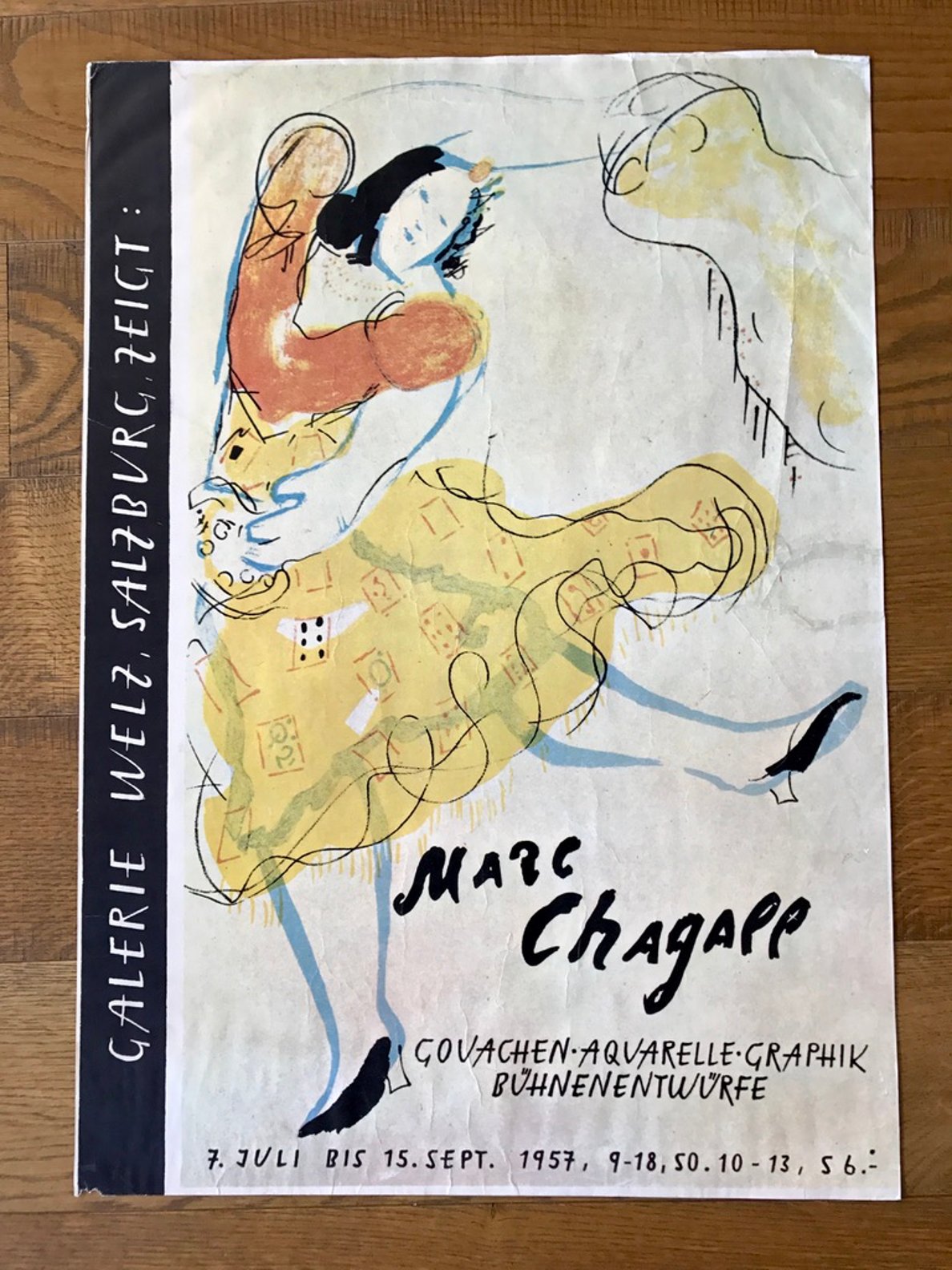 Galerie Welz Salzburg Marc Chagall gouachen aquarelle graphik