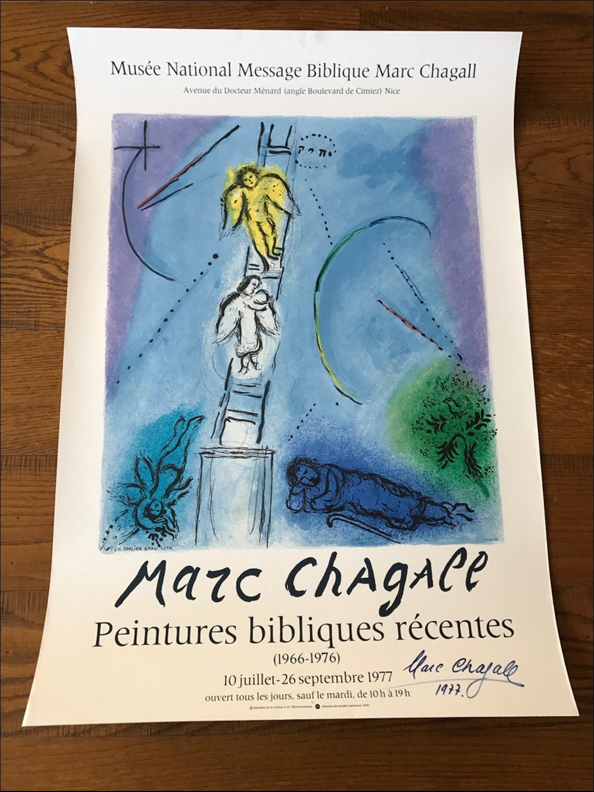 Marc Chagall Le songe l'échelle de Jacob