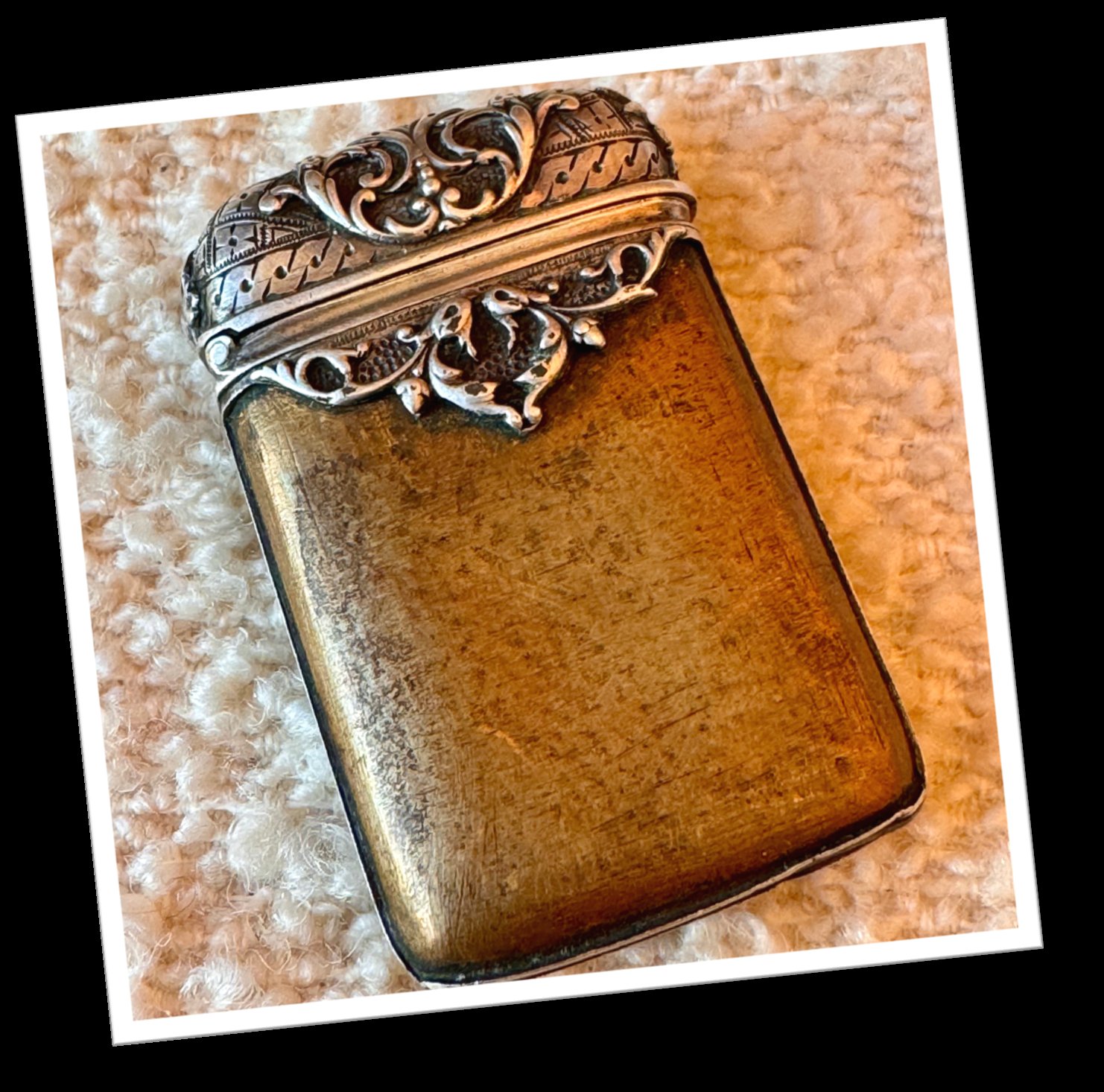 N.I 1880 VERMEIL FLEURS ART NOUVEAU