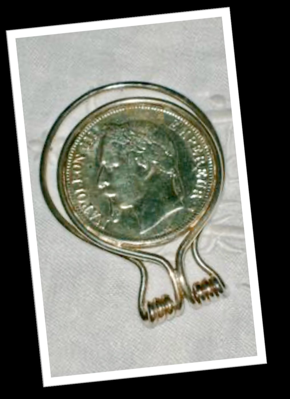 N.I 1970 PINCE À BILLETS NAPOLÉON III 1868