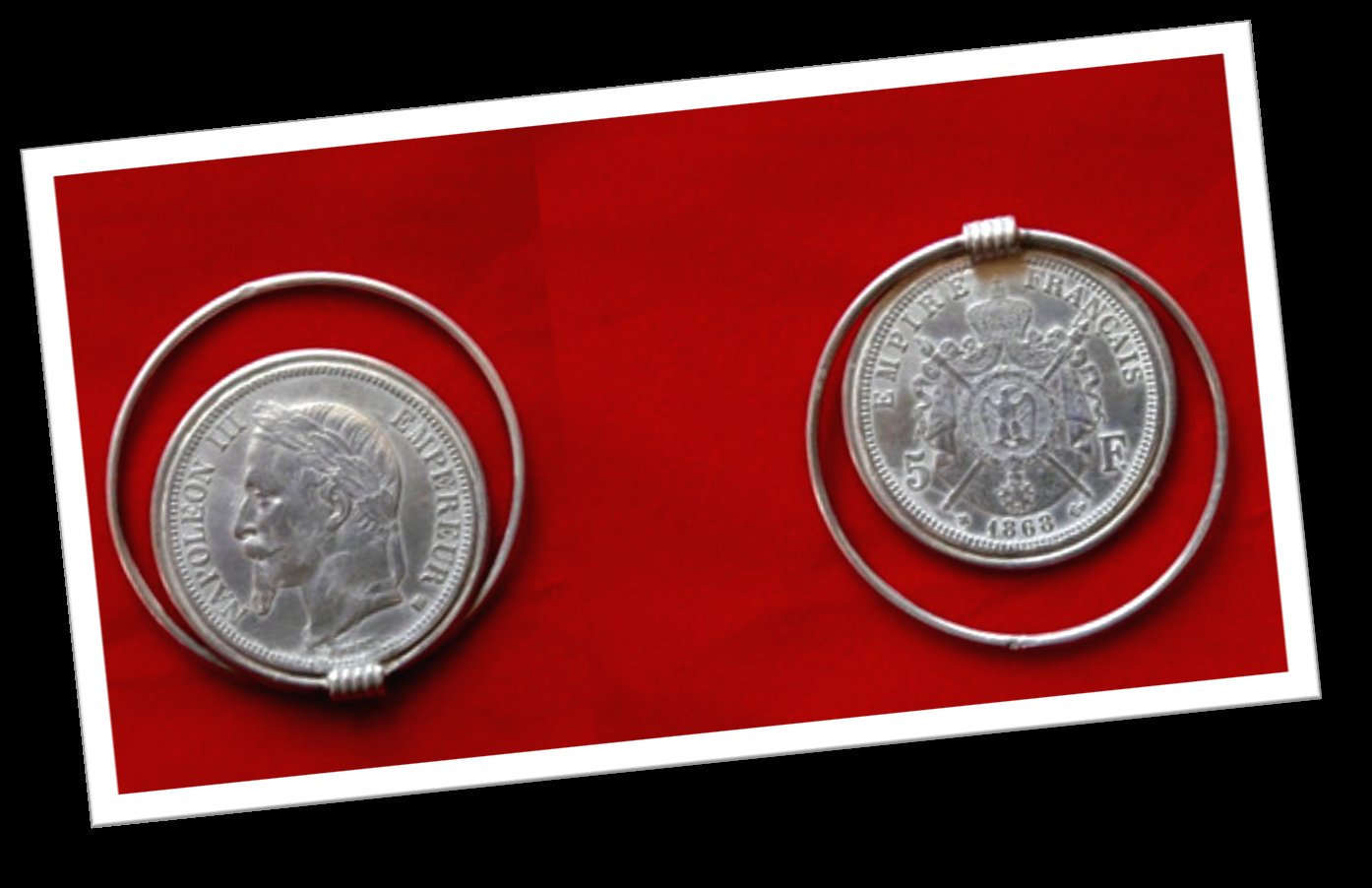 N.I 1970 PINCE À BILLETS NAPOLÉON III 1868