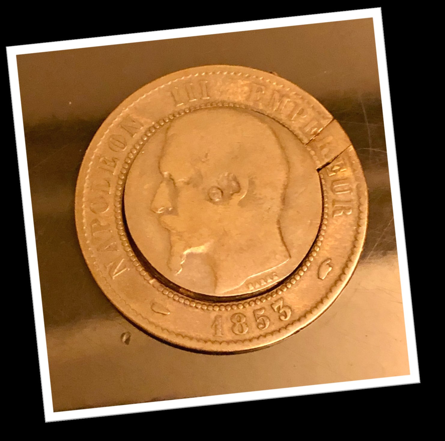 N.I 1890 MONNAIE DE BAGNARD NAPOLÉON III 1853
