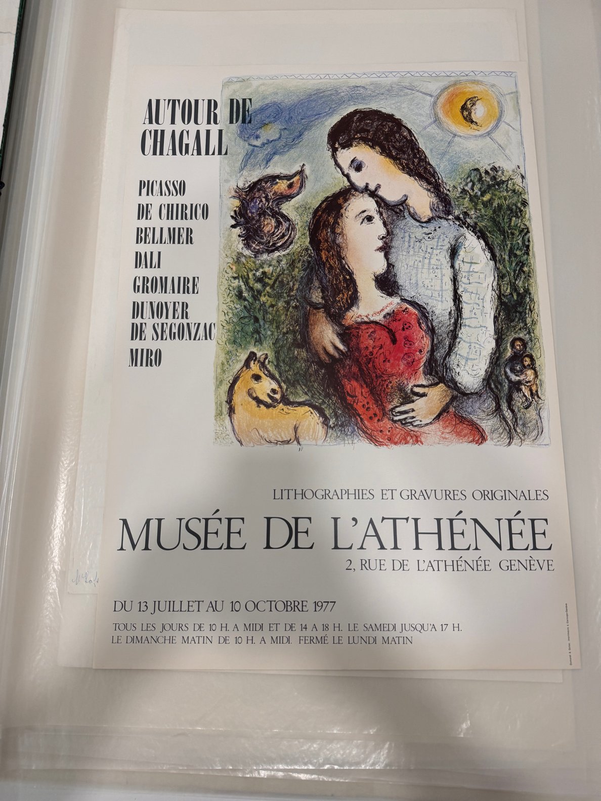 Musée de l'Athénée Genève - Autour de Chagall