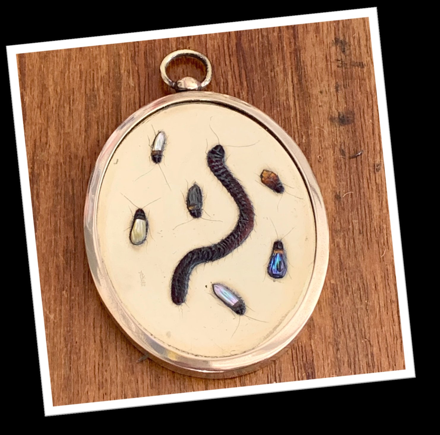 N.I 1920 PENDENTIF DORÉ SHIBAYAMA MILLE-PATTES