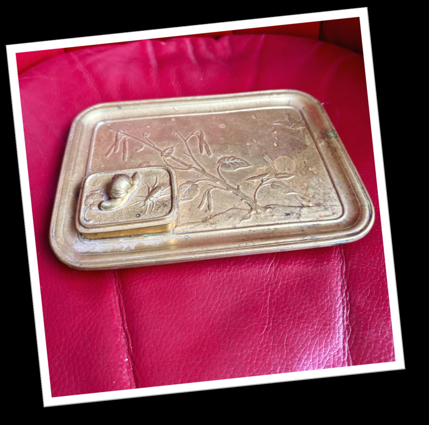 N.I 1910 PLATEAU ESCARGOT ART NOUVEAU