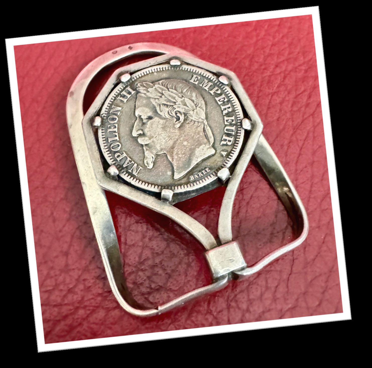 N.I 1960 PINCE À BILLETS NAPOLÉON III 1868