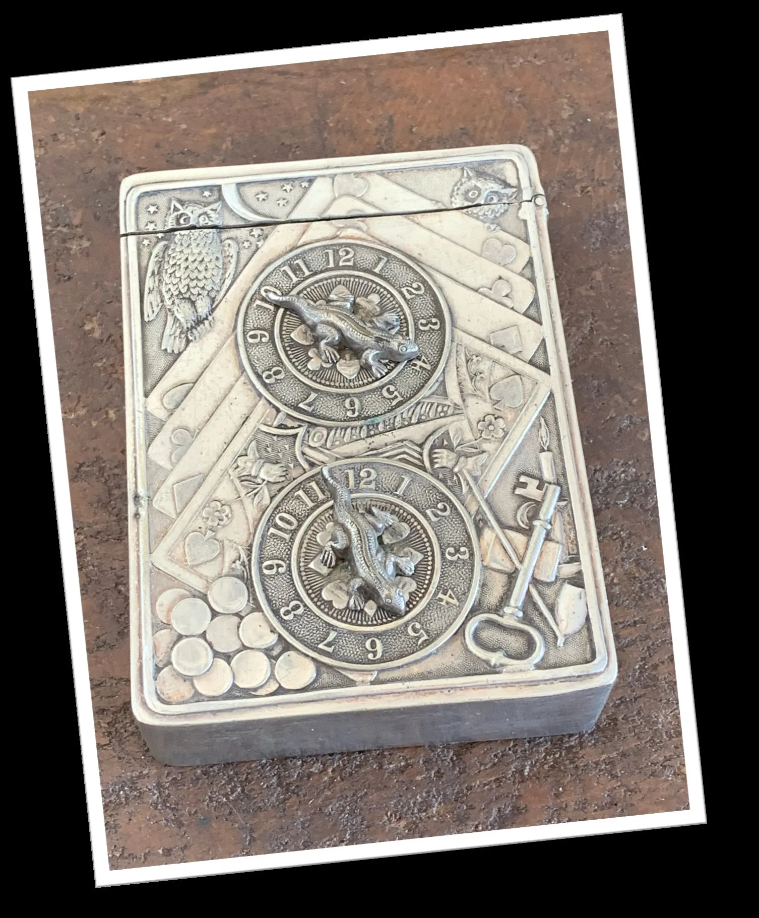 N.I 1910 BOITE À CARTES