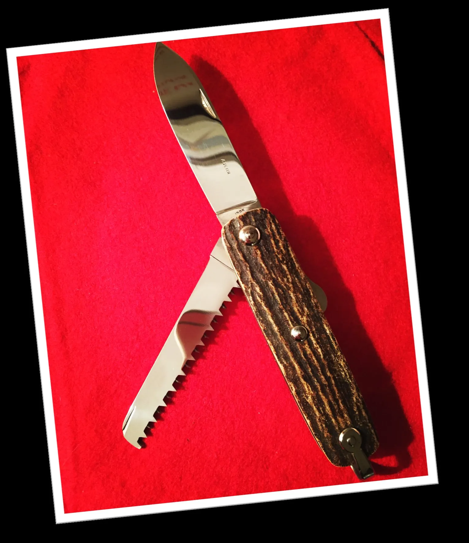 PETER ELOI 1970 CERF INOX À POMPE