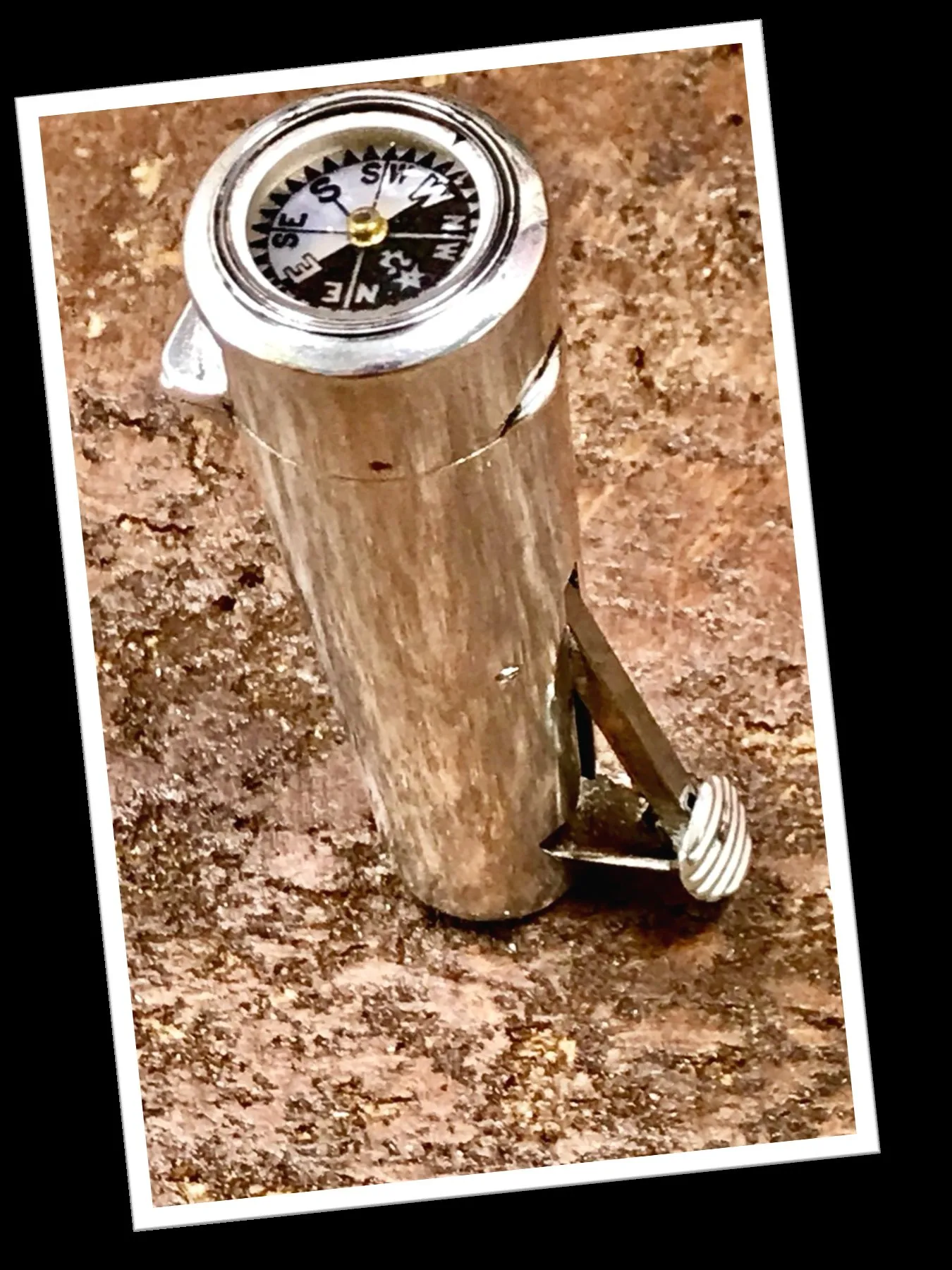 SAMPSON MORDAN 1896 COMBINÉ BOUSSOLE COUPE CIGARE