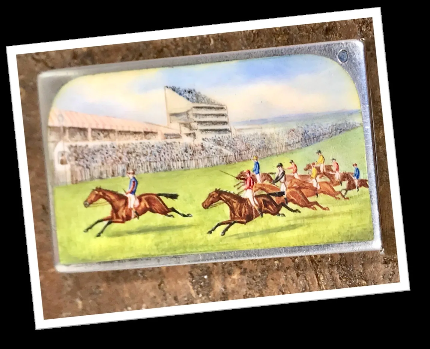 SAMPSON MORDAN 1892 DERBY ANGLAIS ÉMAILLÉ