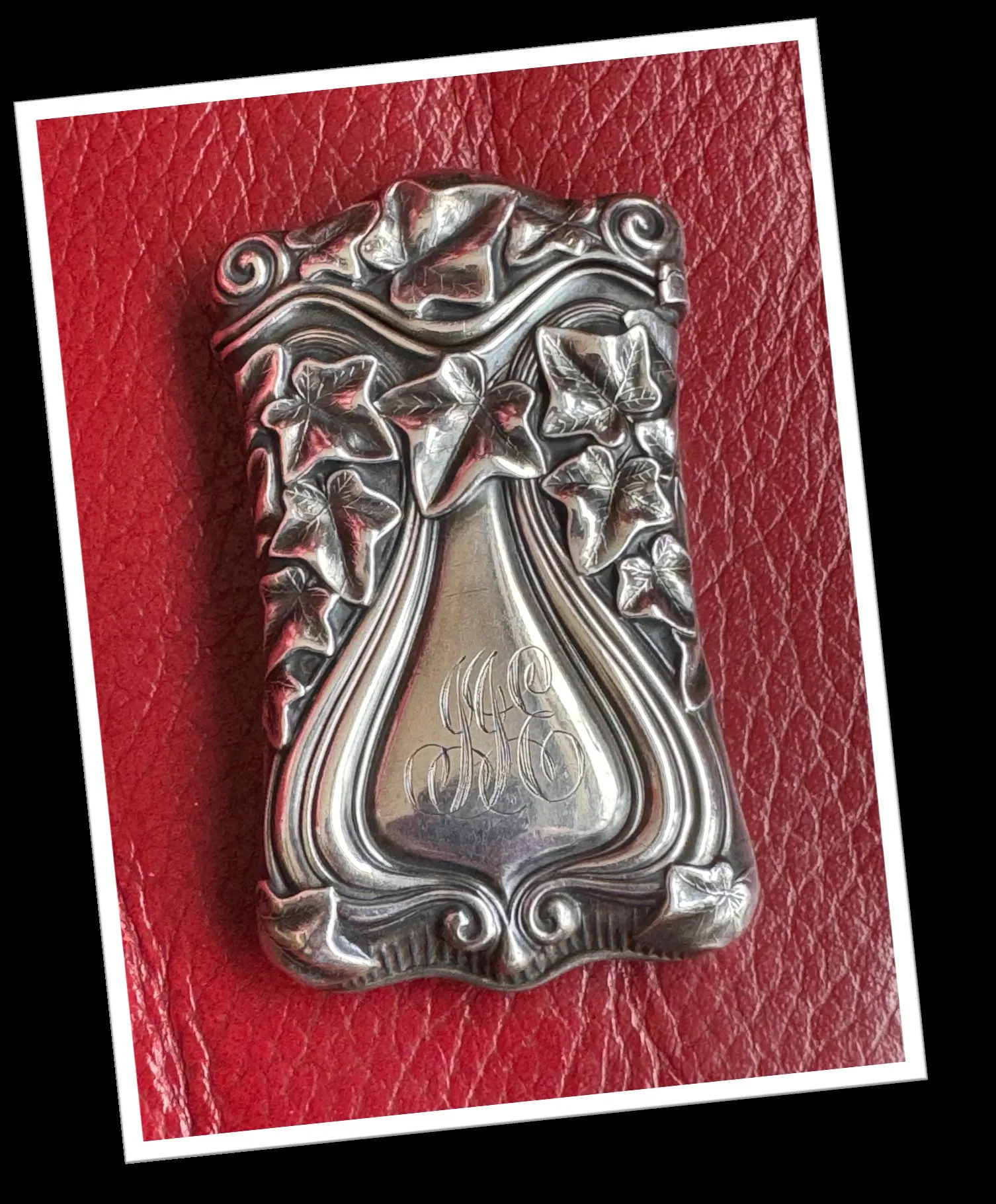 WHITING & Co. 1900 FEUILLES D’ÉRABLE ET RINCEAUX ART NOUVEAU
