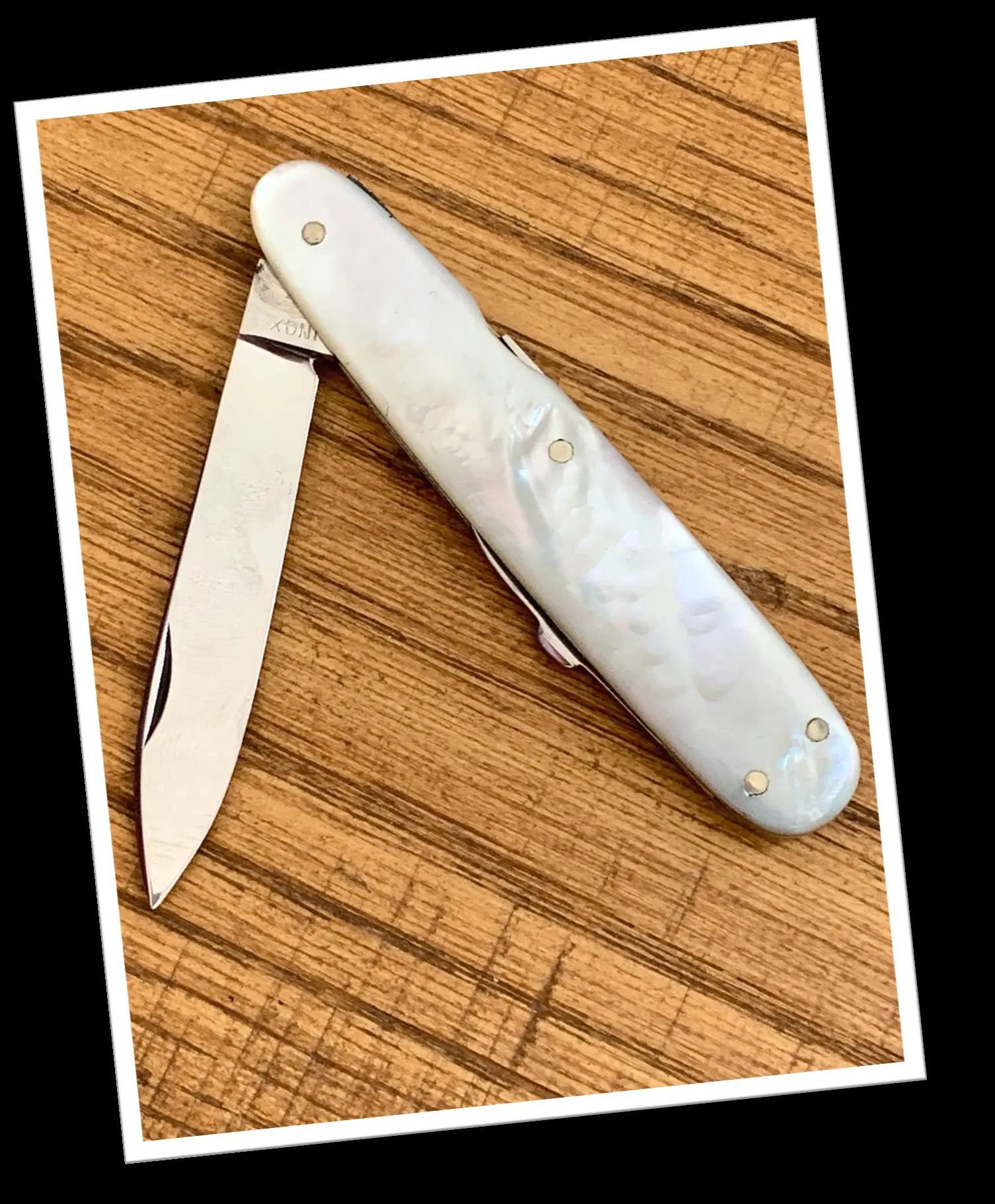 N.I 1970 INOX NACRE BLANCHE