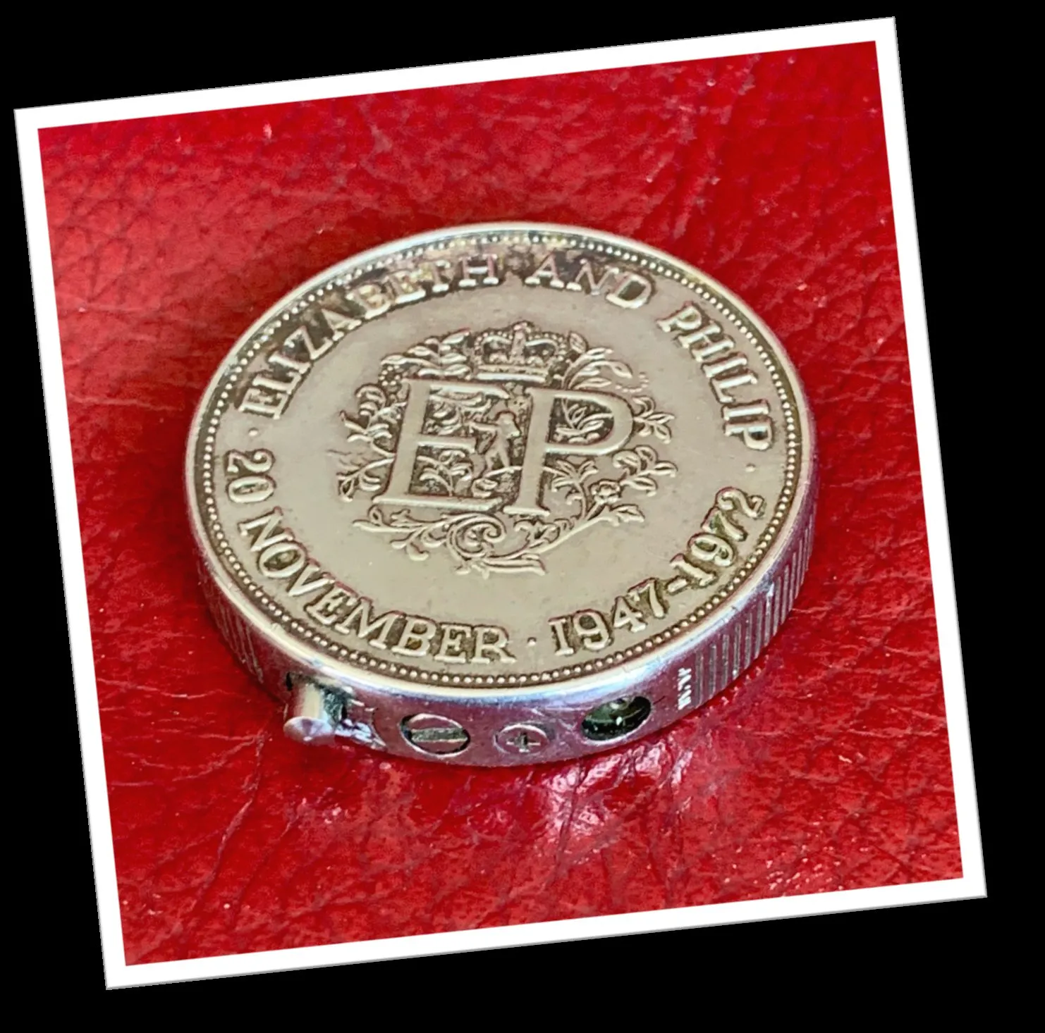 WACO 1972 BRIQUET ELIZABETH II PHILIPPE 1947-1972