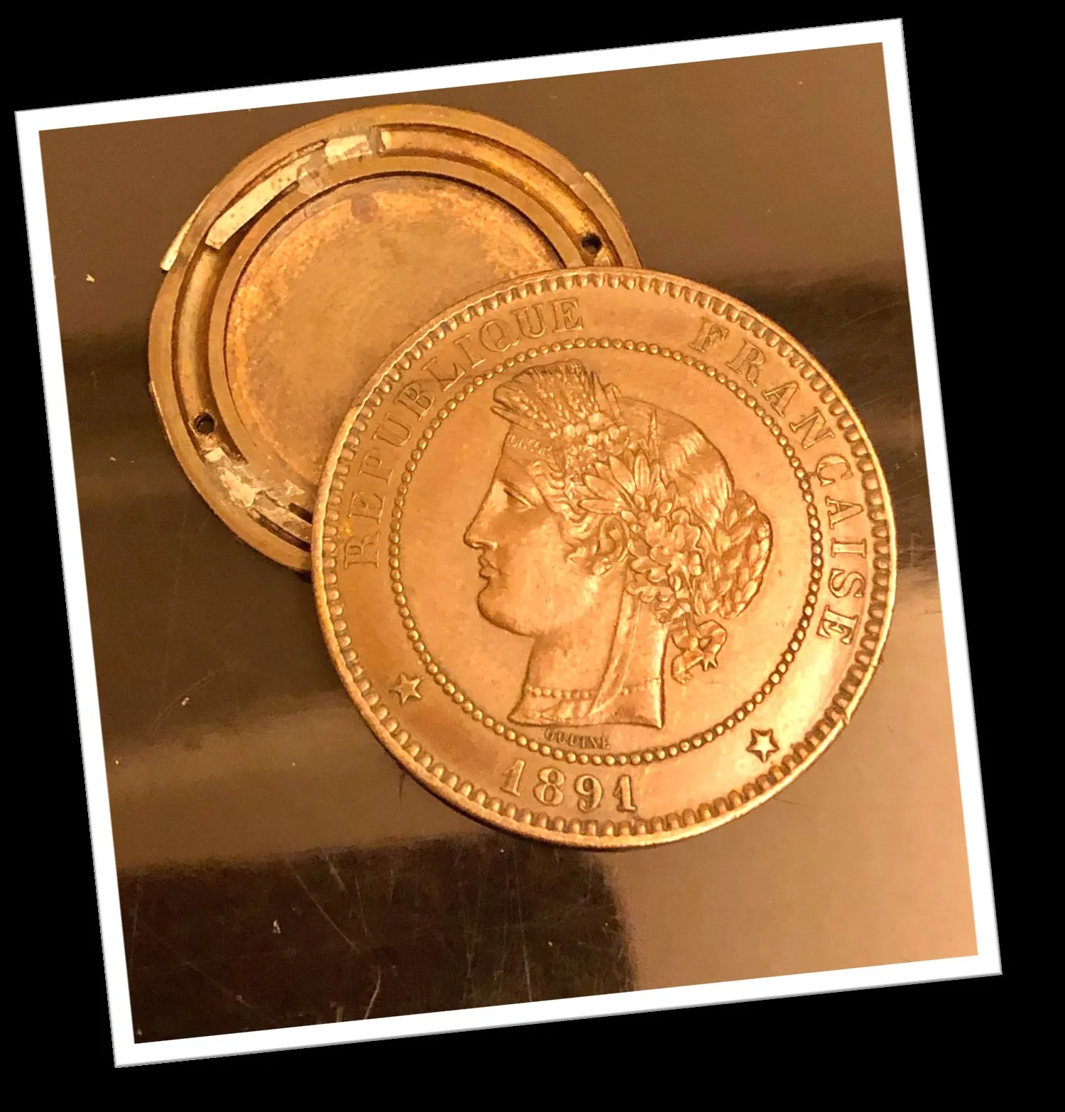 N.I 1920 MONNAIE DE BAGNARD CÉRÈS 10Cts 1891