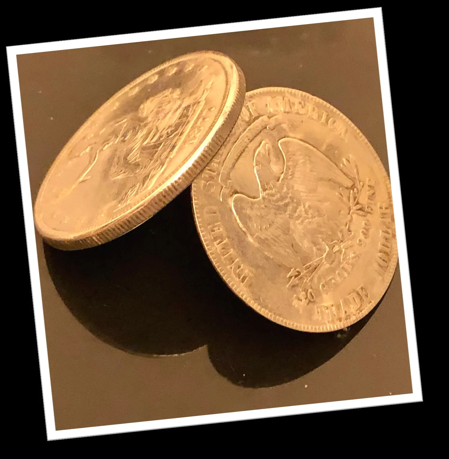 N.I 1877 MONNAIE DE BAGNARD TRADE DOLLAR 1877