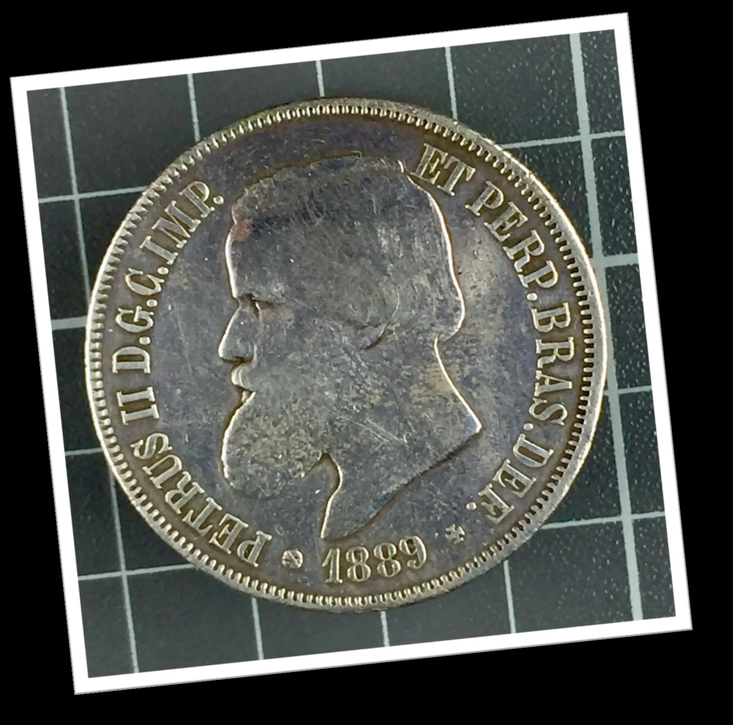 N.I 1960 TABATIÈRE PEDRO II BRÉSIL 1889