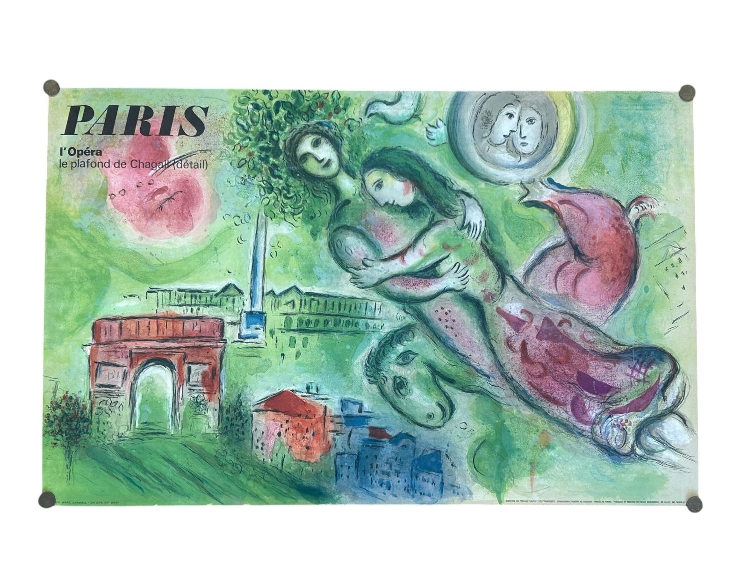 Marc Chagall Roméo et Juliette - Opéra vert